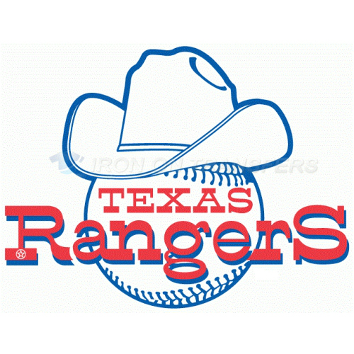 Texas Rangers Iron-on Stickers (Heat Transfers)NO.1970